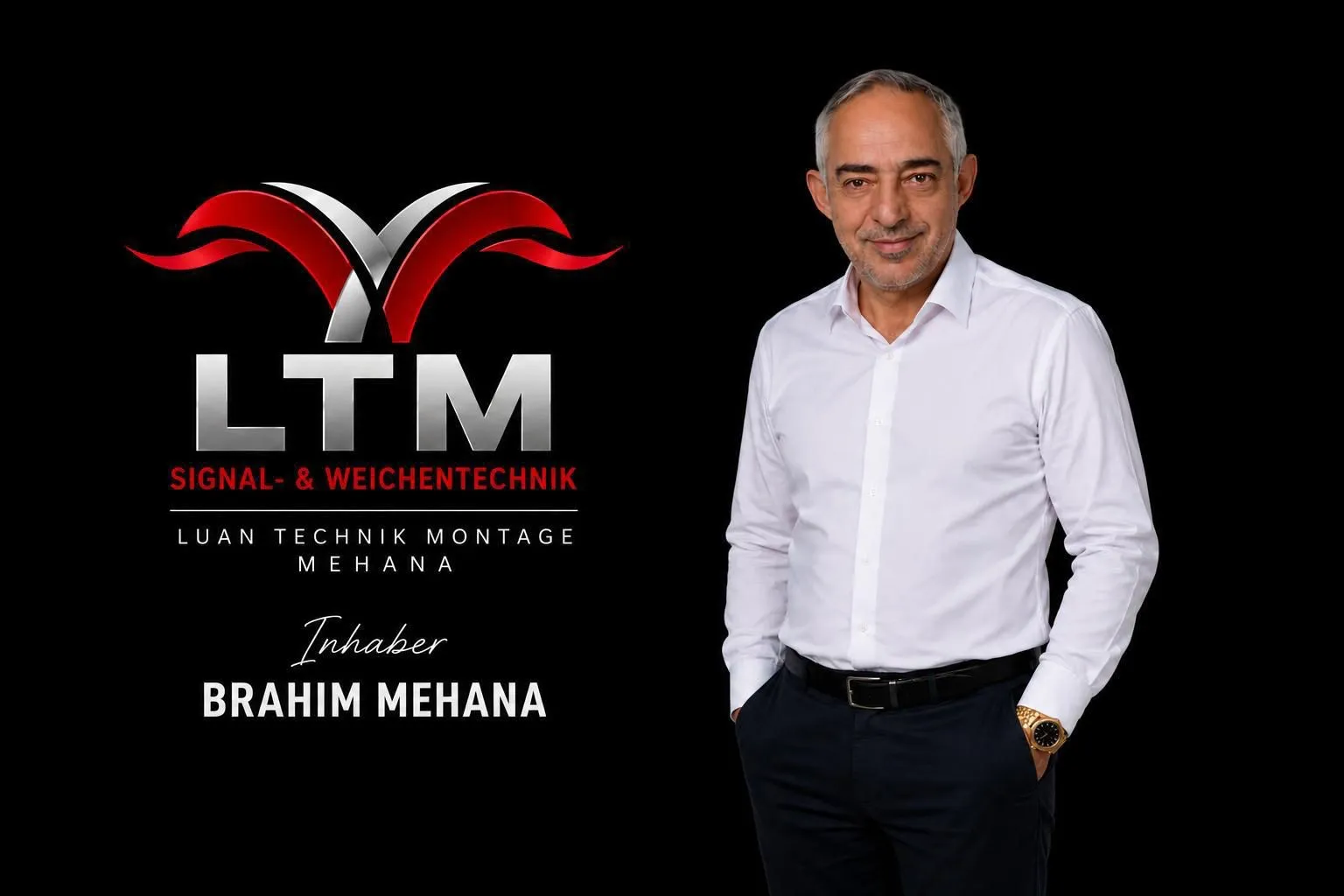 Brahim Mehana – Inhaber der LTM Signal- & Weichentechnik